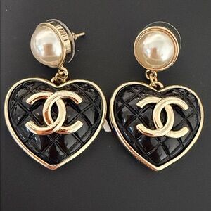 Authentic Chanel Pearl earrings